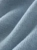 Dushu doux col rond Ribb tricoté Cardigan hiver nouvelle laine mélangée style académique tricot bleu Cardigan pour les femmes Casual a34K #