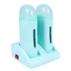 2024 NEW Electric Double Wax Heater Epilator Cartridge Wax Roller Base Roll On Waxing Refillable Hair Removal Machine Depilatory Heaterfor refillable wax roller