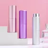 Storage Bottles 1pc 20ml Rotating Perfume Bottle Travel Aluminum Atomizer Refillable Portable Glass Liner Fine Mist Spray