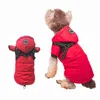 Dog Apparel Coat Pet Clothes Traction One Waterproof And Warm Fighting Teddy Down Autumn Winter Cn(origin)