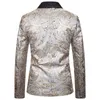 Våren 2024 Mäns sequined Performance Dr Suit Host MC Stu Color Matching Blazer L8ch#