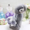 Vêtements pour chiens Vêtements pour animaux de compagnie Teddy Haute qualité Princesse Rose Jupe est meilleure que l'ours Printemps Été Drop Livraison Fournitures de jardin DH87A