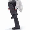 2023 Vibe Style Zipper Design Vintage Nero Dritto Jeans da uomo Pantaloni New Fi Casual Baggy Hip Hop Lg Pantaloni Ropa Hombre t479 #