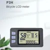 Parti Dekorasyonu P3H LCD Ekran Ölçer Gösterge Tablosu 24V 36V 48V 60V Scooter için Elektrikli Bisiklet Paneli (5pin)