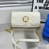 2024 Diseñador Bolsa de hombro Bolsos Bolsos Mujeres Bolsa Crossbody Mujer de lujo Cruz Cuerpo Bolso femenino Bolsas de sobre Mini Moneda Cuero Compuesto Cadena Monedero Bolso