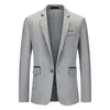 Mens New Fi Solid Color Suit Eur Taille Busin Mens Blazer Veste G4CO #