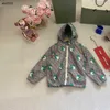 Classics Kids Coat Vestes pour bébé à capuche verte Dragon Flying Patché