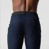 Pantalon de communication pour hommes, tenue de yoga, leggings de sport de plein air, mode décontractée, haute élasticité, pantalon moulant