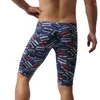 Calzoncillos para Hombre, pantalones cortos de pierna larga con estampado de dibujos animados, Boxers divertidos, ropa interior masculina, Boxershorts de algodón, Cuecas Calzoncillo para Hombre, bañadores Gay