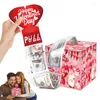 Cadeau Wrap DIY Tirelire Multi-usages Tirer de l'argent pour la Saint-Valentin Organisation de la mémoire Souvenirs Conteneurs Bijoux