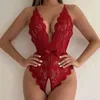 Neue Crotchl Sexy Dessous Damen Nachtwäsche Fi Spitze Sexiest Nachthemden Babydoll Dr. Erotische Kostüm Mesh Damen Unterwäsche B8wF #