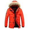 Marke Winter Pelz Mit Kapuze Parkas Männer Ente Unten Schnee Jacke Winddicht Mäntel Verdickt -30 Grad Halten Warme Outdoor Oberbekleidung M-6XL q64r #