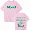 Frank Ocean Bld T-shirts unisexe Harajuku col rond manches courtes chemises Fans cadeau S2uz #