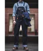 firmranch Men/Women Denim Jeans For Men Retro Primary Overalls Amekaji Suspenders American Vintage Style Jeans Homme Original o6pG#