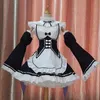 In voorraad Rem Ram Maid Cosplay Kostuums Re: Nul kara Hajimeru Isekai Seikatsu Kawaii dres Re Leven In een Andere Wereld Maid h8O2 #