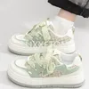 Casual Shoes Pink Green Sneakers Platform Women Kawaii College Style Retro Vulcanized Korean Fashion Designer