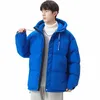 2023 Nova jaqueta de inverno masculina falsa de duas peças engrossar cott estofamento parkas coreano com capuz blusão quente homem casaco plus size 8xl o9rY #