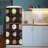 Stickers Ice Cream Ball Painted Fridge Wrap Kitchen Restaurant Refrigerator Door Sticker Drinks Wall Mural Home Decor Vinyl Freezer Decal