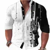 2023 camisa masculina padrão impressão geométrica gola branca ao ar livre rua lg manga roupas fi streetwear designer c6r8 #