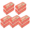 Afhaalcontainers 10 stuks Macaron-doos Verpakkingsdozen Case Klein snoepcadeau Papier Kerstcontainer Kerstkoekjes Feest