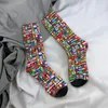 Men's Socks The World's Flags National Flag Male Mens Women Spring Stockings Hip Hop