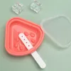 Baking Moulds Homemade Ice Cream Mold Silicone With Lid For Diy Pudding Jelly Fun Fruit Rocket Disc Shape Easy