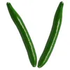 Декоративные цветы 2 шт. имитация огурца искусственный реалистичный зеленый поддельный реквизит модель огурцов Декор Po реквизит