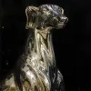 Sculture Decorazioni per la casa sculture figurine Decorazioni per la camera nordica Sculture per cani galvanici da pavimento di grandi dimensioni Accessori creativi per la decorazione della casa