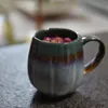 Muggar keramiska ugn byter handgjorda keramik kaffemugg stor pumpa hög latte te cup för cappuccino kakaokontor och hem