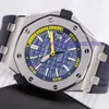 Hot AP Wrist Watch Royal Oak Series 15710st OO Precision Steel 42mm Gauge Automatic Mechanical Watch A027CA.01/Blue Face