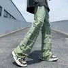 2023 Ropa Grunge Y2K Уличная одежда Штабелированные джинсы Мешковатые брюки Мужская одежда Винтаж Sraight Женские свободные джинсовые брюки Pantal Homme m7QI #
