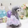 Vêtements pour chiens Vêtements pour animaux de compagnie Teddy Haute qualité Princesse Rose Jupe est meilleure que l'ours Printemps Été Drop Livraison Fournitures de jardin DH87A