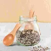 Coffee Scoops Kichvoe Soap 9Pcs Mini Wooden Spoon Small Bath Salt Condiments Natural Scoop For Wood Measuring