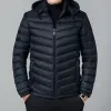 Mäns nedjacka Casual Padding Warm Parkas Lätt puffer Male Padded Coats Winter Ny i externa kläder Estetik 2024 Q80C#