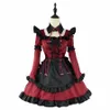 Gotik Lolita Maid Dr Küçük Şeytan Anime Cosplay Cosplay Kırmızı Kız Hizmetçi Dr Trending Girls Maid Party Kostümleri S -5XL T8UD#