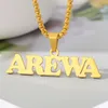 Aangepaste dikke kralenketting 1-3 naamketting gepersonaliseerde sieraden roestvrijstalen vetgedrukte naamketting 240328