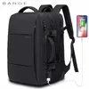 Sac à dos pour ordinateur portable, sac de voyage pour hommes, école de commerce, extensible, USB, grande capacité 17.3, étanche, mode 24328