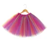 Skirts Women Candy Color Skirt Princess Fairy Lolita Tulle Pleated Dance Tutu Party Puffy Puff Petticoat Mini