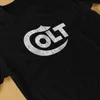 colt skjutvapen män t skjortor smith cool w vintage tee skjorta kort ärm rund krage t-shirt 100% Cott unika toppar h0mf#