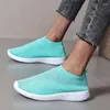 Casual Schuhe 2024 frauen Turnschuhe Mode Bequeme Weiche Frauen Slip Auf Socke Damen Flache Für