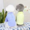 Vestuário para cães roupas para animais de estimação gato primavera verão roupas finas saliva toalha de manga comprida camiseta filhote de cachorro para cães animais de estimação para perro