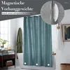 Duschvorhänge, 30 Stück, magnetische Vorhanggewichte, Drapierung, Magnetboden für Tischdecke, weiß