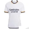 Soccer Jerseys 23 24 Real Madrids Camisetas 2023 2024 Home Away Third Vini Jr Modric Bellingham Courtois Arda Ger Fans Player Version Otbkd