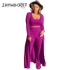 ZHYMIHRET 22023 Autumn Winter Ribbed 3 Set Set Koś