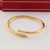 Love Screw Bracelet Designer Mens Bangle Luxury Jewelry Women Bangle Classic Titanium Steel Alloy Craft Craft Close Gold SI236J