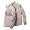 Ueteey Winter Fi Uomo Piumino d'anatra bianco Thiken Warm Outdoor Sport Running Casual Giacca a vento a righe Maschile Puffer Coat n0e9 #