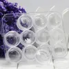 Storage Bottles Teile/schachtel Portable Container Runde Flasche Transparent Fall Nail Art Strass Glitter Staub Halter Topf