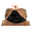 Torby szkolne w stylu plecaku Kobiety Kobiety plecak Nubuck Skórzowe plecaki dla nastoletnich dziewcząt Duża pojemność torby na ramię 2023 H240328