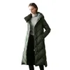 2022 Damenmode Plus Size Outdoor-Puffermantel Damen Winter lange warme dicke Baumwolljacken Damen Daunenjacken mit Kapuze