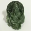 Sculture Statua di Ganesha Elefante Dio Buddha Scultura Figurina Pietra artificiale intagliata Statue decorative per la decorazione domestica Regalo Fengshui